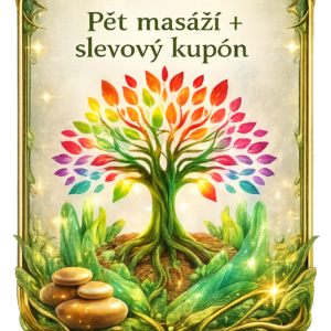 Jednodruhová 5 masáží + slevový kupón
