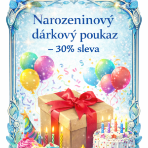 Narozeninový dárkový poukaz - 30% sleva